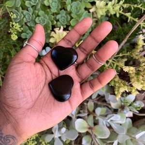 Love, Indigo | Black Obsidian Hearts